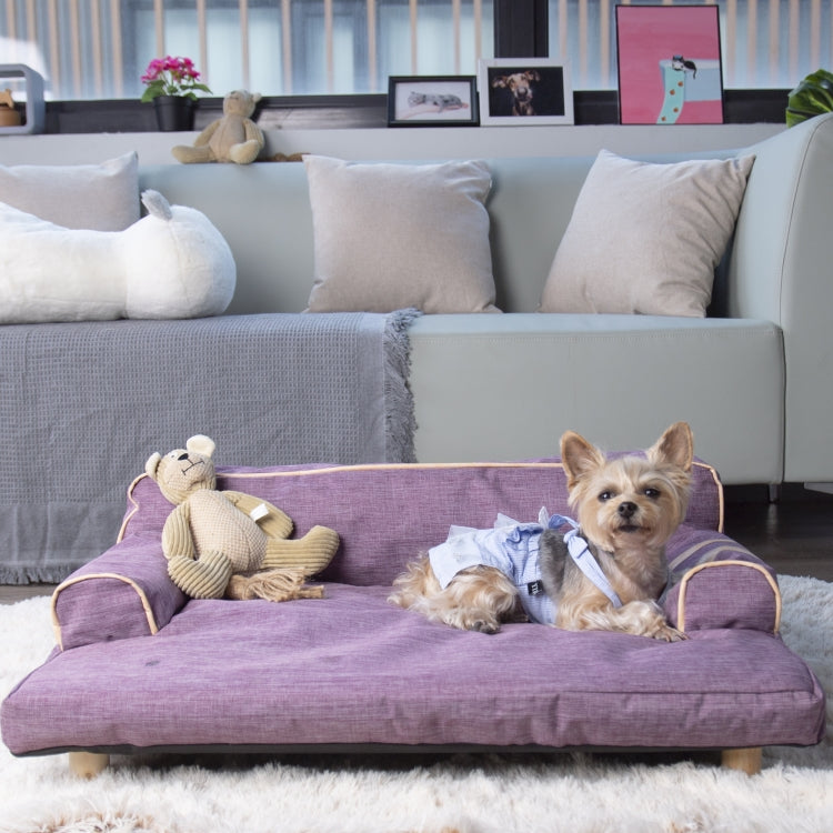 [US Warehouse] Oxford Cloth Dual-use Washable Pet Sofa Dog Bed, Size: 78x58x30cm