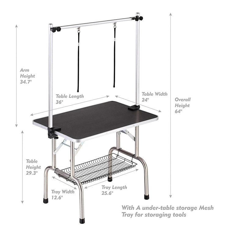 [US Warehouse] Adjustable Pet Dog Grooming Table