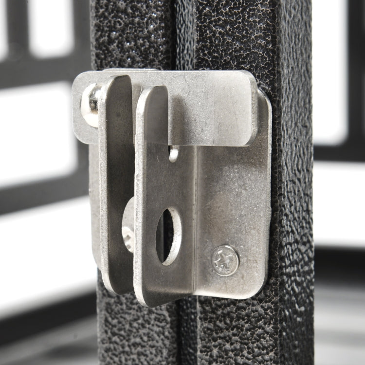 [US Warehouse] Heavy Duty Pet Dog Crate Cage with Roof , Size: 110x117x74.6cm