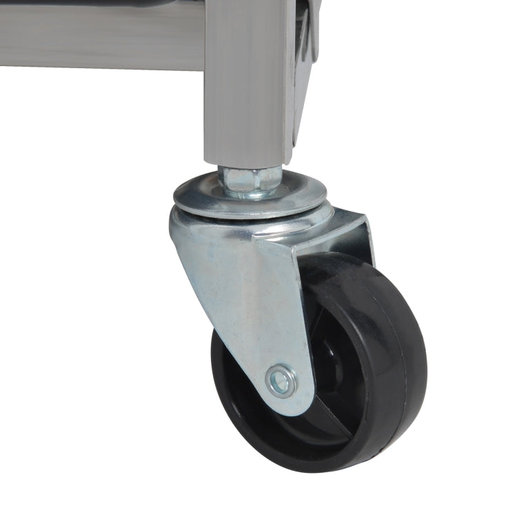 [US Warehouse] Heavy Duty Stainless Steel Pet Dog Crate Cage, Size: 110x70x102cm