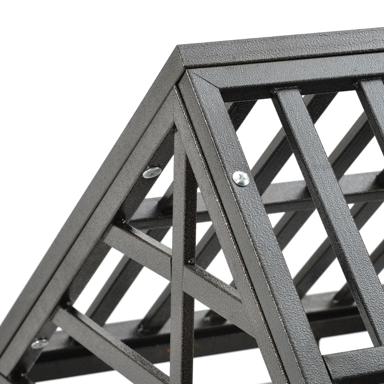 [US Warehouse] Heavy Duty Stainless Steel Pet Dog Crate Cage with Roof , Size: 112x115x75cm