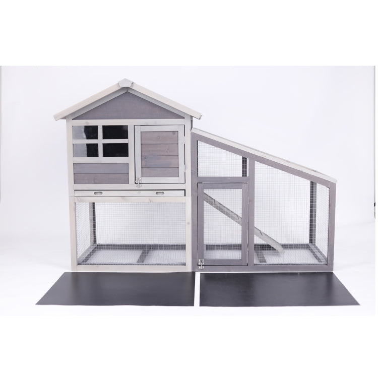 [US Warehouse] Wood Pet House Small Animal Cage, Size: 145x64.8x100cm