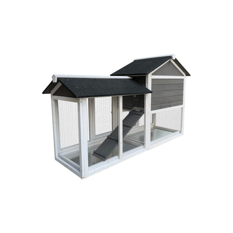 [US Warehouse] Wooden Pet House for Small Animals, Size: 61x20.9x7 inch