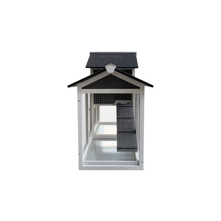 [US Warehouse] Wooden Pet House for Small Animals, Size: 61x20.9x7 inch