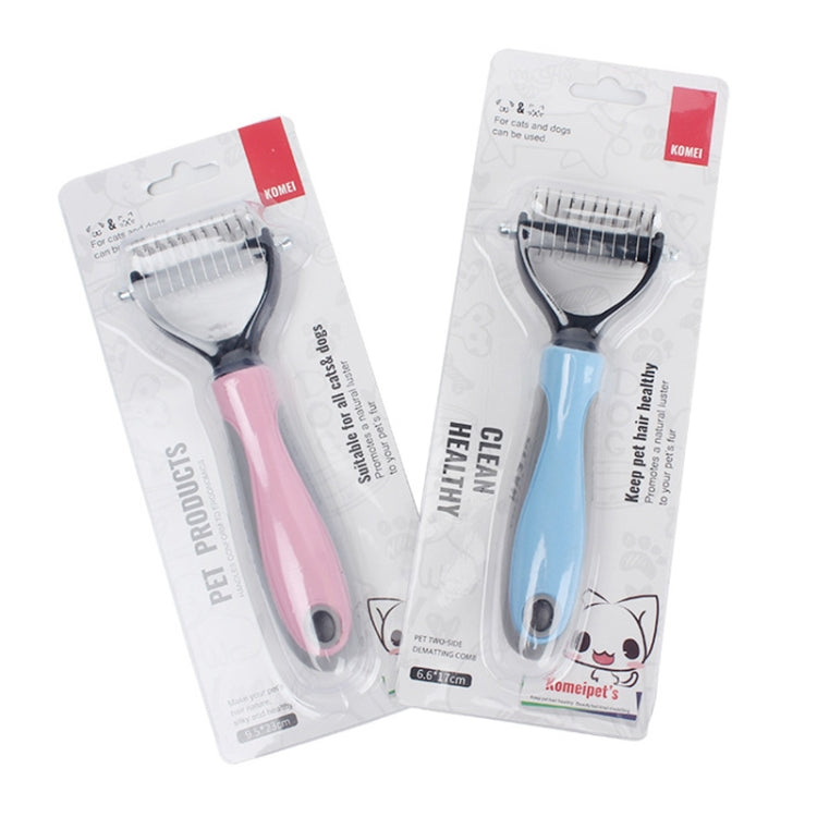 Pet Comb Beauty Cleaning Supplies Dog Stainless Steel Dog Comb, Size: 18x7cm