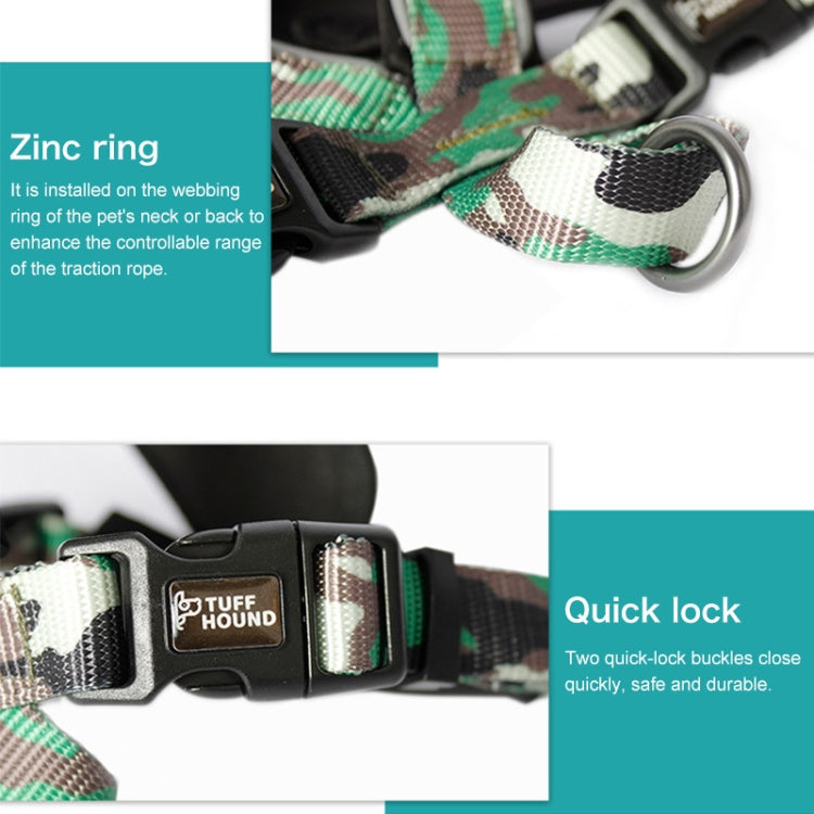 TUFFHOUND 1628 Medium and Large Dogs Leashes Dog Chest Straps Pet Supplies, Size: L