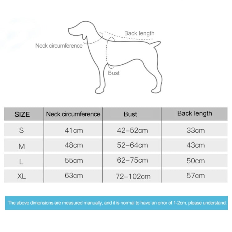 TUFFHOUND TH00204 Summer Pet Clothes Dog Cooling Vest Clothes, Size: L