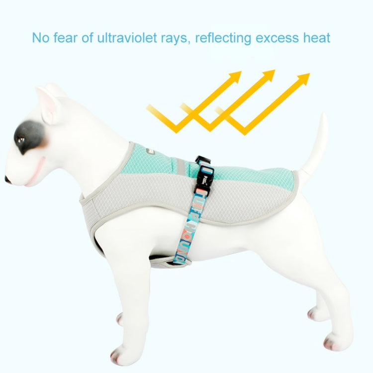 TUFFHOUND TH00204 Summer Pet Clothes Dog Cooling Vest Clothes, Size: L