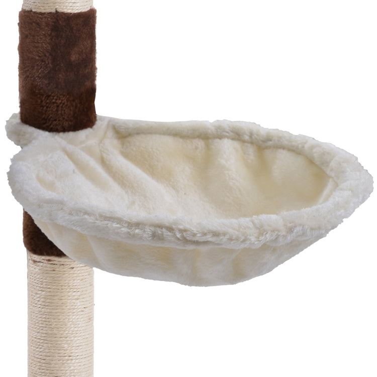 [EU Warehouse] Multilayer Cat Climbing Frame Tree Nest Activity Tower Pet House, Size: 53x53x140cm