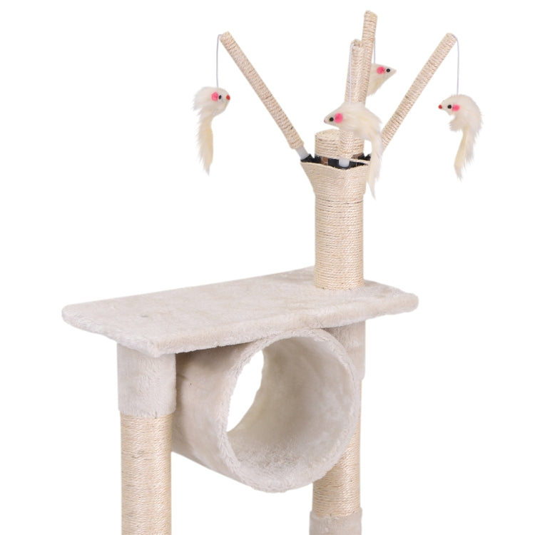[EU Warehouse] Multilayer Cat Climbing Frame Tree Activity Tower Pet House, Size: 40x40x124cm