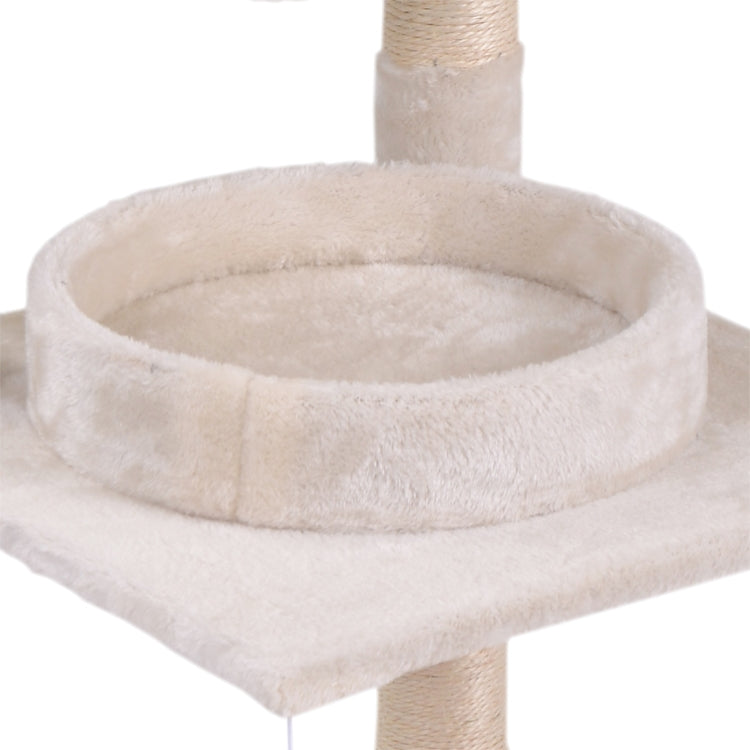 [EU Warehouse] Multilayer Cat Climbing Frame Tree Activity Tower Pet House, Size: 40x40x124cm