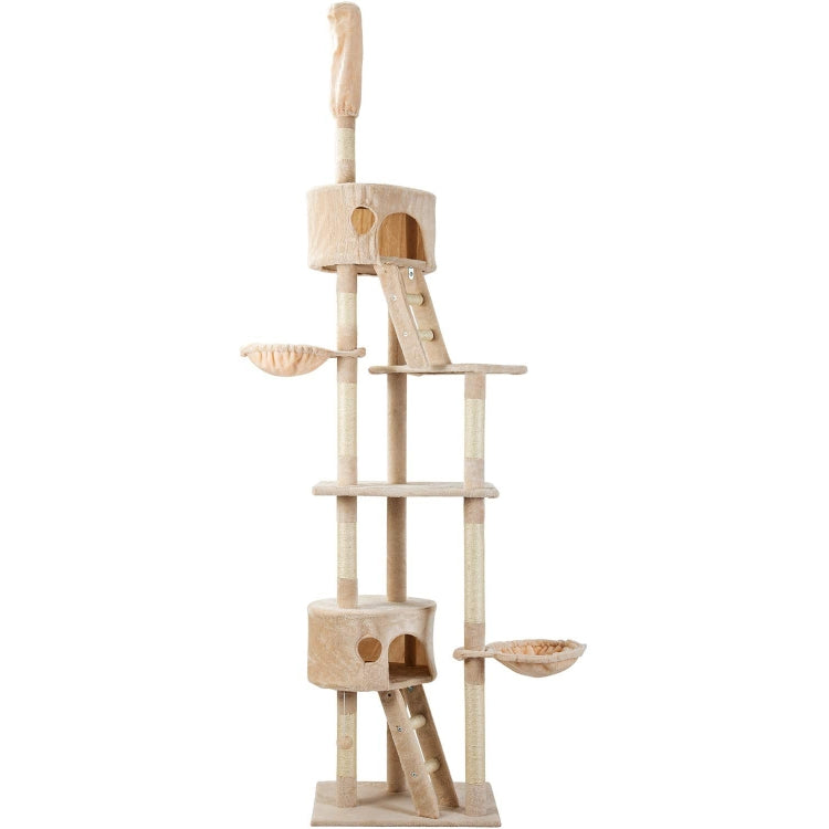 [EU Warehouse] 240-260cm Multilayer Cat Climbing Frame Tree Nest Activity Tower Pet House