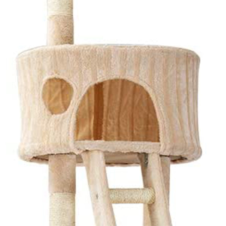 [EU Warehouse] 240-260cm Multilayer Cat Climbing Frame Tree Nest Activity Tower Pet House