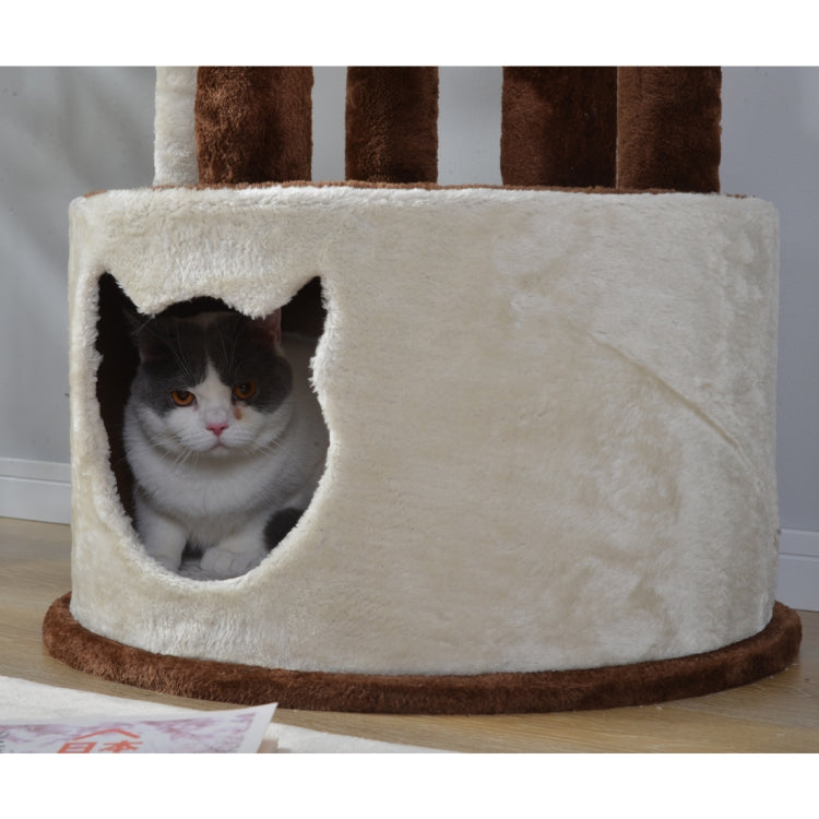 [JPN Warehouse] 145cm Multilayer Cat Climbing Frame Tree Nest Activity Tower Pet House