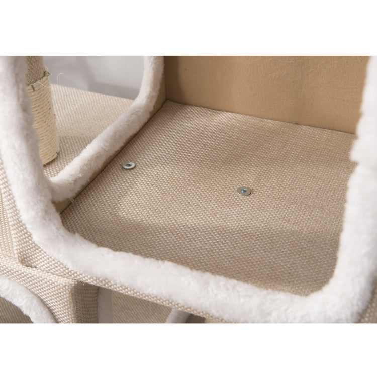 [JPN Warehouse] Multilayer Stackable Cat Climbing Cube Tree Nest Activity Tower Pet House, Size: 40x70x140cm