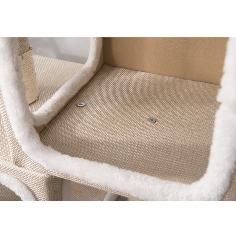 [JPN Warehouse] Multilayer Stackable Cat Climbing Cube Tree Nest Activity Tower Pet House, Size: 40x70x140cm