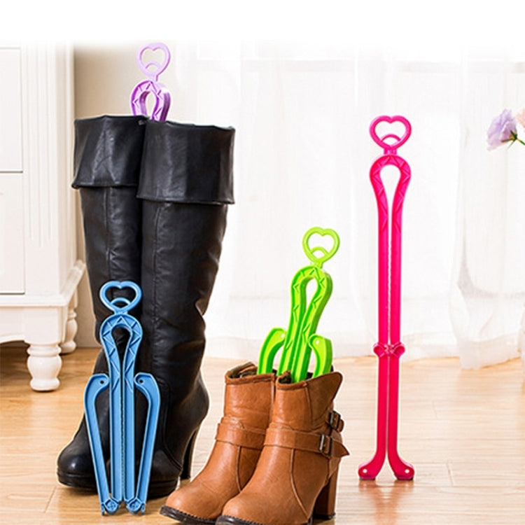4 Pack Foldable Love Shoe Tree Shoe Clip Random Color Delivery