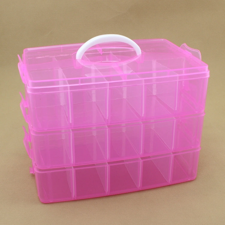 Three Plastic Storage Box