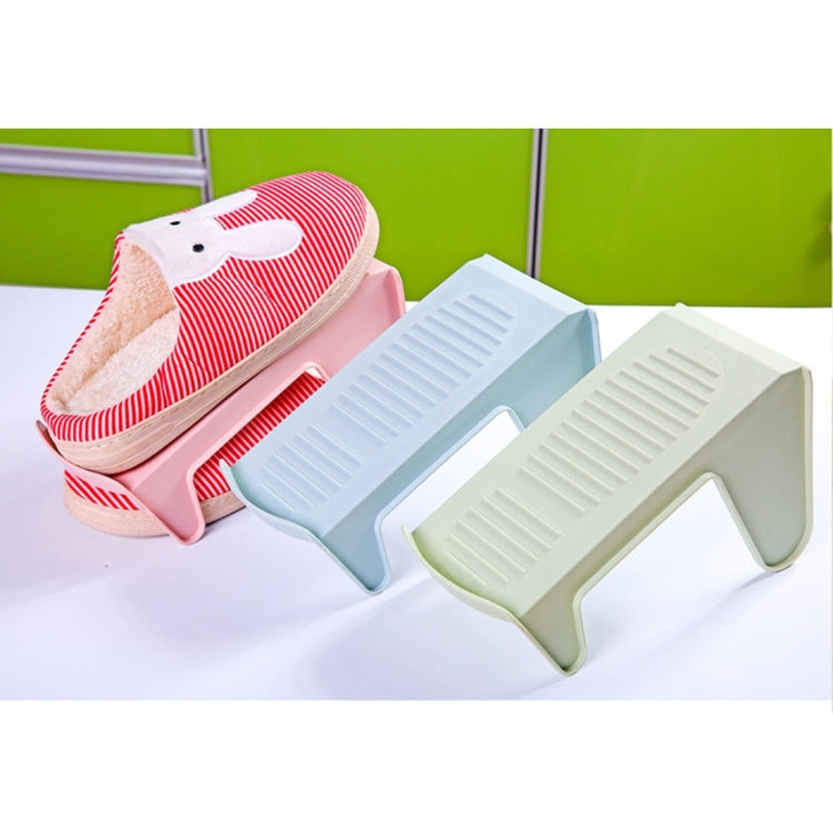 2 PCS Creative Plastic Double Shoe shelves, Size: 25 * 11cm