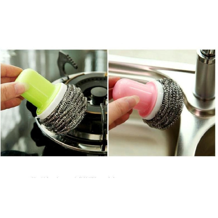 3 Pack Shank Steel Ball Brush Random Color Delivery (Colour: Blending)