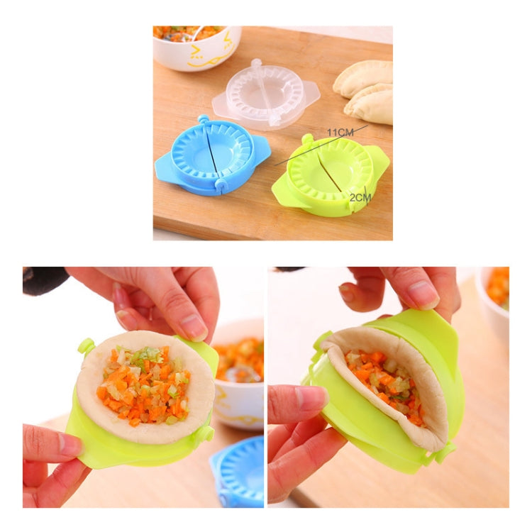 10 PCS Kitchen Crescent-shaped Dumplings Device, Random Color Delivery