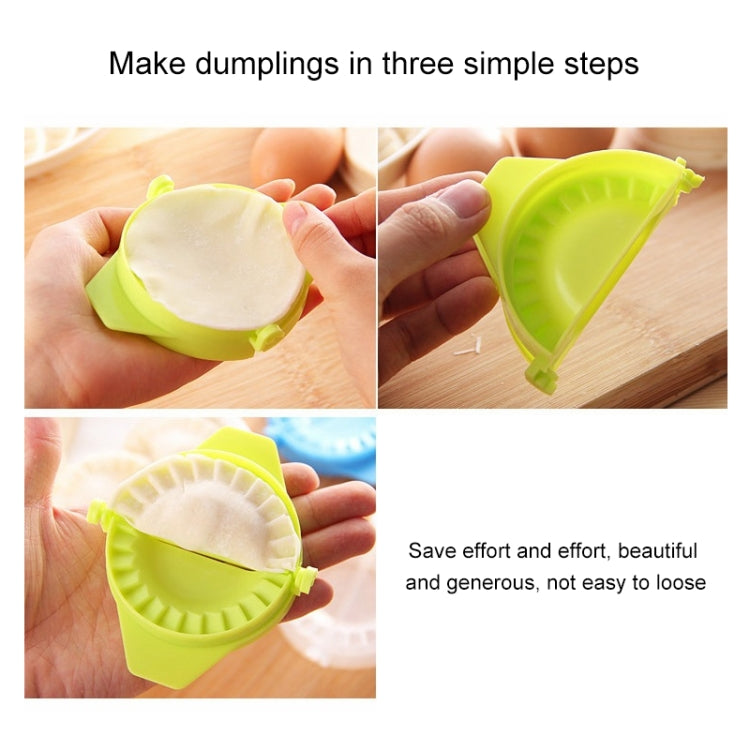 10 PCS Kitchen Crescent-shaped Dumplings Device, Random Color Delivery
