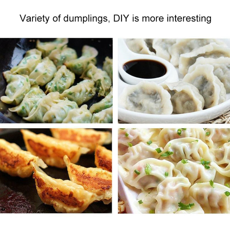 10 PCS Kitchen Crescent-shaped Dumplings Device, Random Color Delivery