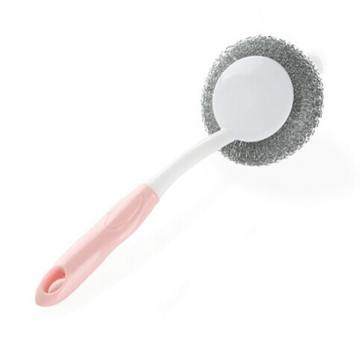 Steel Balls Plastic Brush (Colour: Pink)