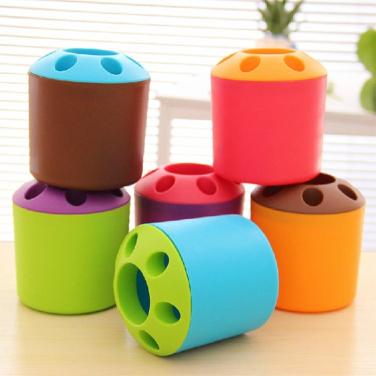 6 Pack Porous Toothbrush Holder Random Color Delivery