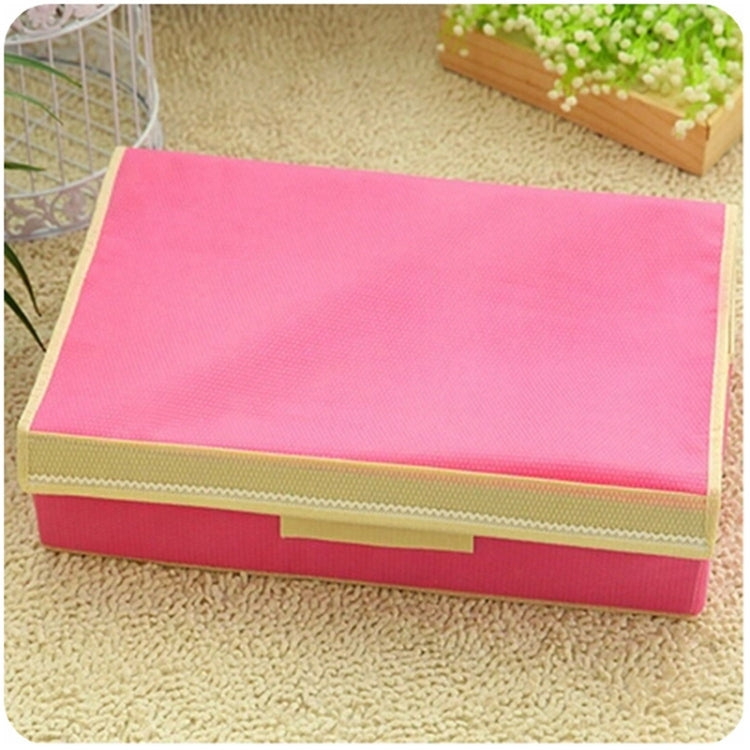 Foldable Underwear Socks Plaid Covered Storage