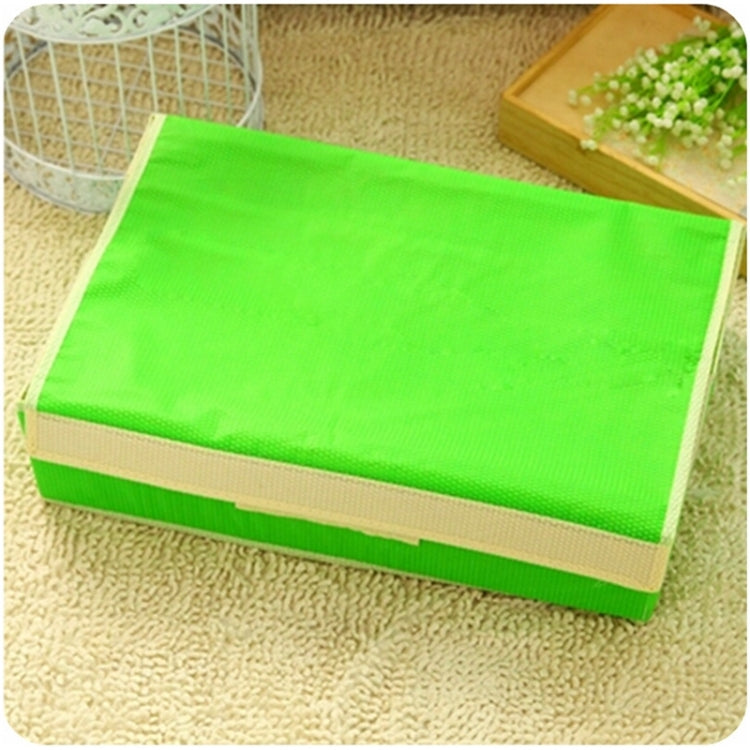 Foldable Underwear Socks Plaid Covered Storage