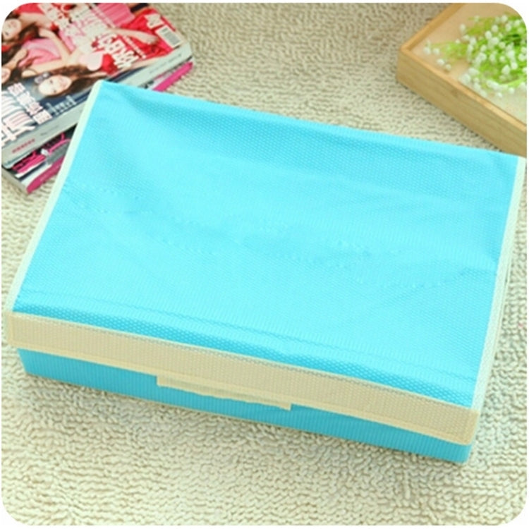 Foldable Underwear Socks Plaid Covered Storage