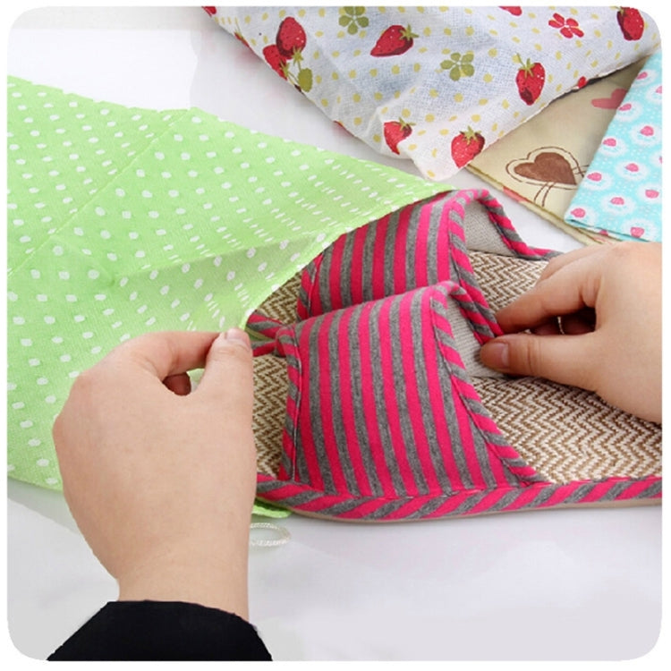 Printing Non-Woven Shoe Pouch Random Color Delivery