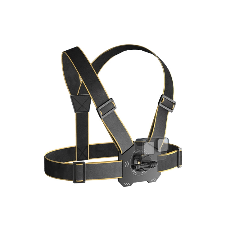 PULUZ Magnetic Quick-release Chest Strap Harness Belt  - Black