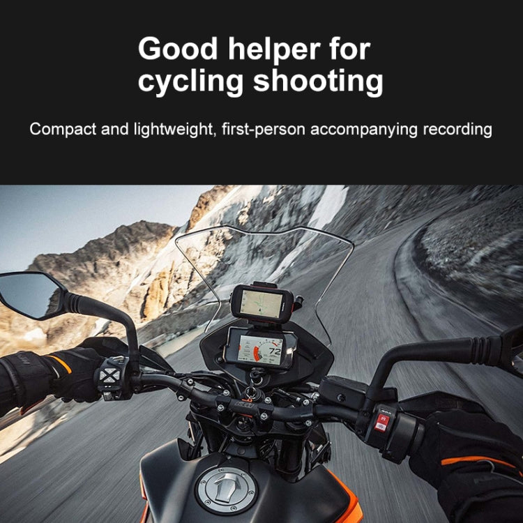 PULUZ Magnetic Quick Release Motorcycle Helmet Chin Strap Mount  - Black