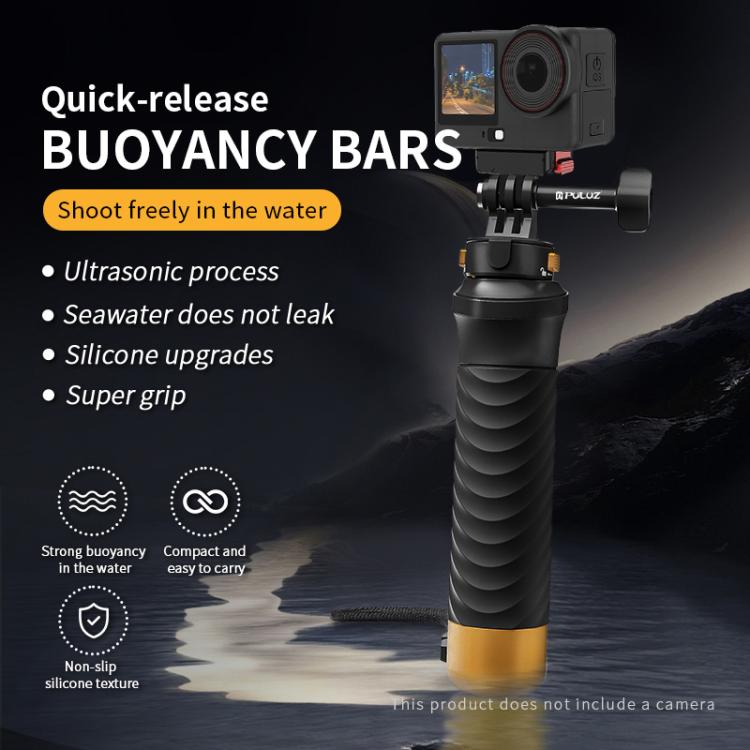 PULUZ Quick Release Floating Handle Hand Grip  - Black