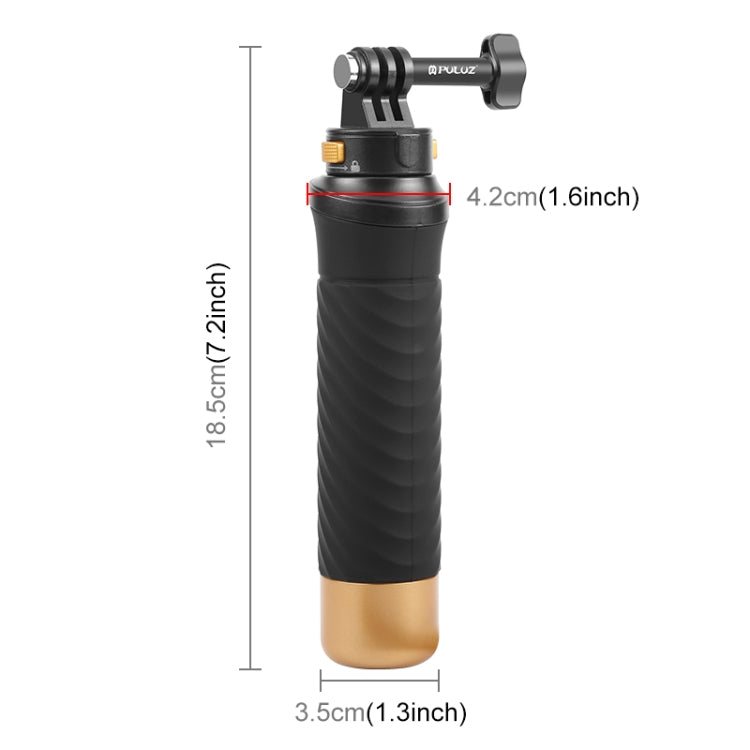 PULUZ Quick Release Floating Handle Hand Grip  - Black