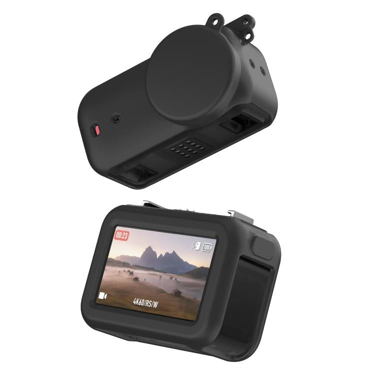 For DJI Osmo Nano PULUZ Transmission Module & Lens & Body 3 in 1 Silicone Protective Cover