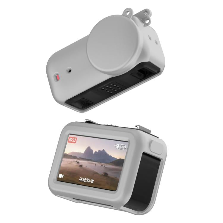 For DJI Osmo Nano PULUZ Transmission Module & Lens & Body 3 in 1 Silicone Protective Cover