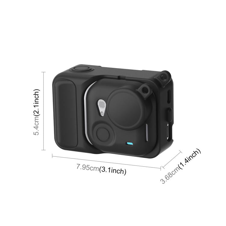 For Insta360 GO Ultra PULUZ 2 in 1 Silicone Expansion Module Body & Lens Cover
