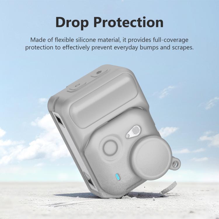 For Insta360 GO Ultra PULUZ 2 in 1 Silicone Expansion Module Body & Lens Cover