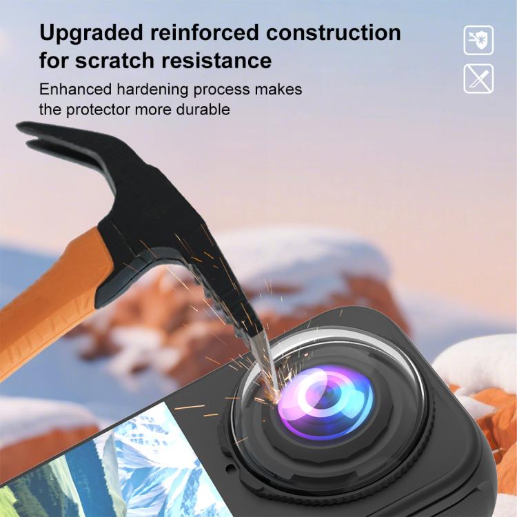 For Insta360 X4 Air PULUZ Rotation Optical Glass Lens Guard  Protective Cover  - Transparent