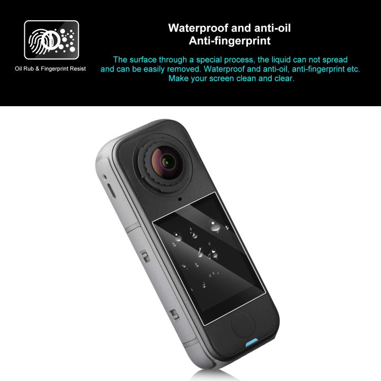 For Insta360 X4 Air PULUZ HD Screen Tempered Glass Film  - Transparent