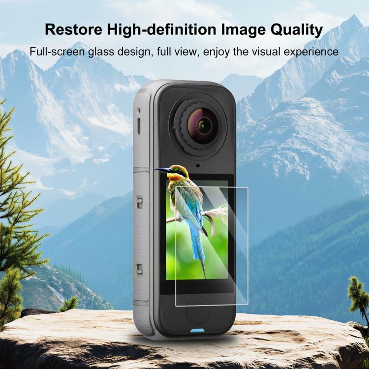 For Insta360 X4 Air PULUZ HD Screen Tempered Glass Film  - Transparent