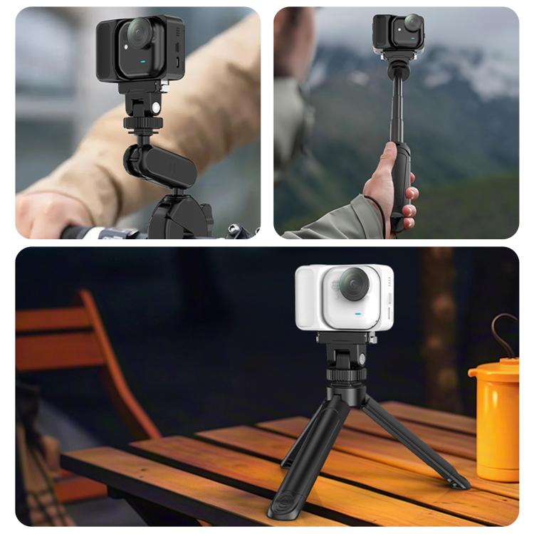 For Insta360 GO  UItra PULUZ Plastic Gimbal Magnetic Quick Release Base Mount  - Black