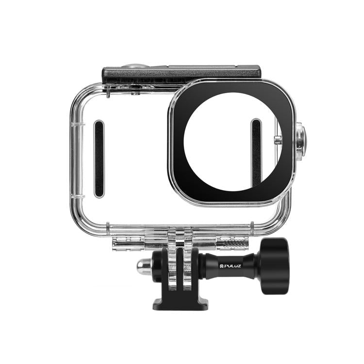 For DJI Osmo Action 6 PULUZ 60m / 196ft Underwater Waterproof Diving Shell with Invisible Adapter & Long Screw  - Transparent