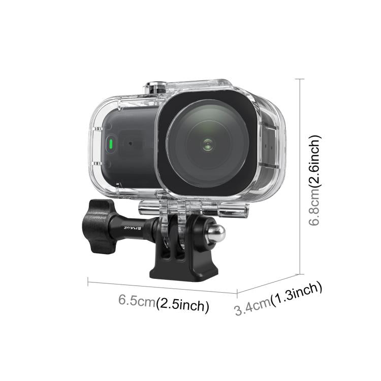 For DJI Osmo Nano PULUZ 45m Depth Waterproof Main Body Camera Case Diving Housing Underwater Cover  - Transparent