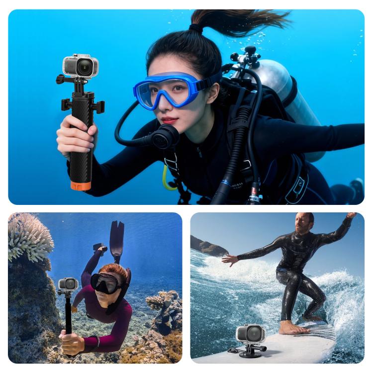 For DJI Osmo Nano PULUZ 45m Depth Waterproof Main Body Camera Case Diving Housing Underwater Cover  - Transparent