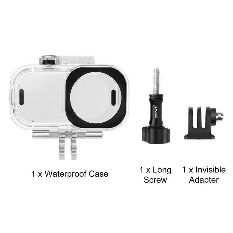 For DJI Osmo Nano PULUZ 45m Depth Waterproof Main Body Camera Case Diving Housing Underwater Cover  - Transparent