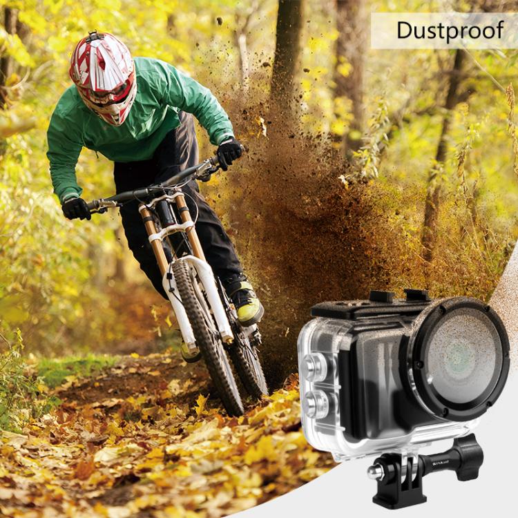 For Insta360 GO Ultra PULUZ 50m Waterproof Case Camera Dive Housing Cover  - Transparent